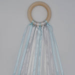 Load image into Gallery viewer, Baby Blue Sensory Ribbon Ring
