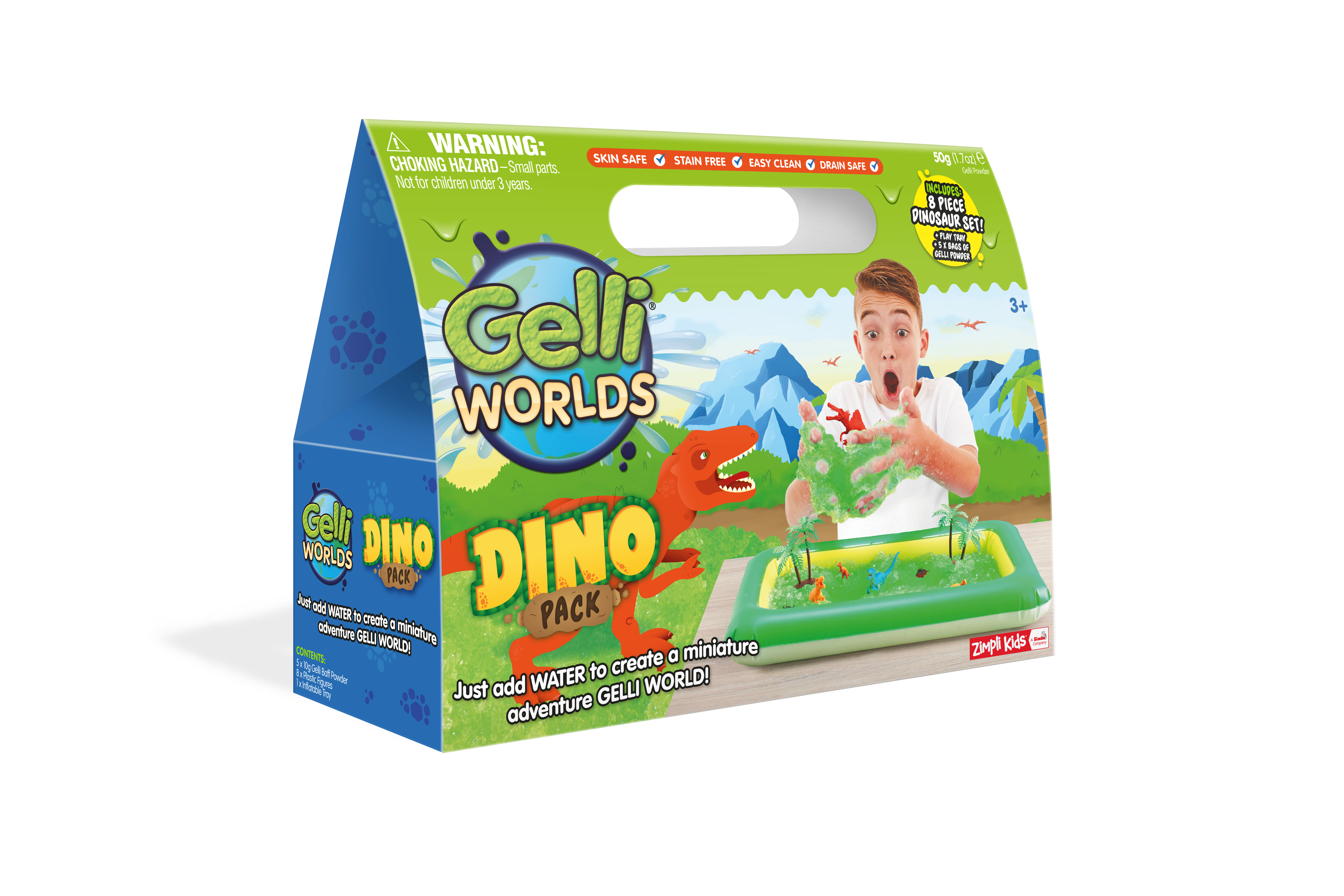 Zimpli Kids Gelli Worlds Dinosaur Pack