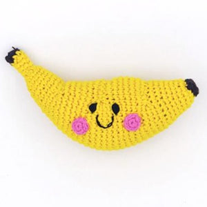 Fair Trade Crochet Banana Rattle
