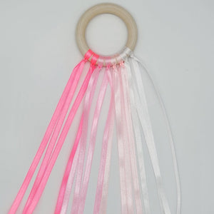 All the Pinks Sensory Ribbon Ring