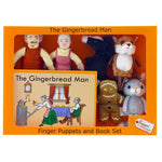 Load image into Gallery viewer, The Puppet Company &#39;The Gingerbread Man&#39; Finger Puppet &amp; Book Set

