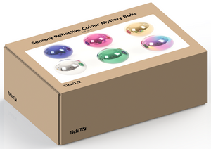 Sensory Refelective Coloured Balls (Pack of 6)