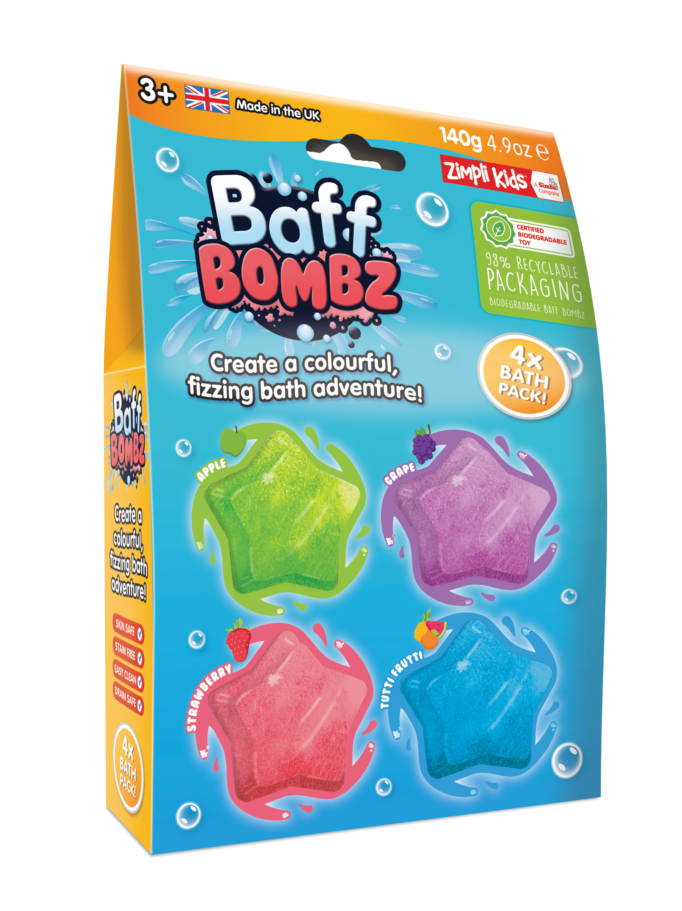 Star Bath Bombz (Pack of 4)