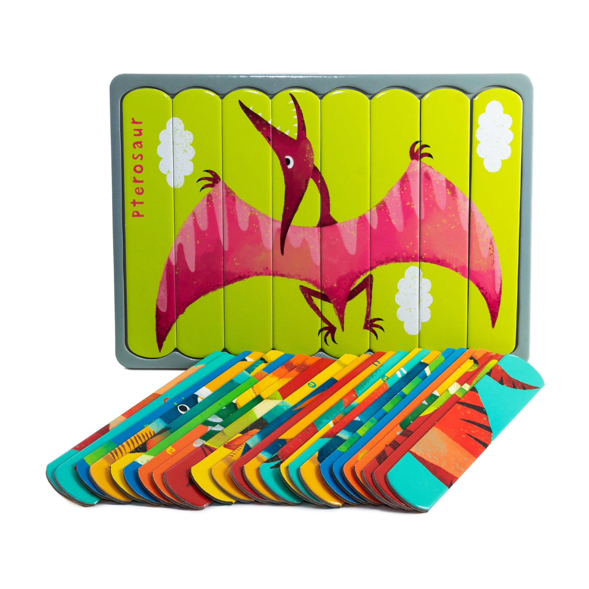 Lolly Stick Puzzles - Dinosaurs