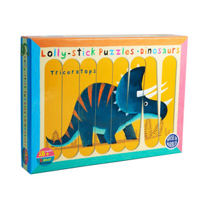 Lolly Stick Puzzles - Dinosaurs