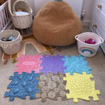 Load image into Gallery viewer, Muffik Pastel Floor Mats (set of 6)
