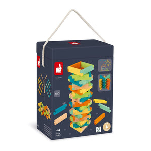 60-Piece Wooden Construction Set