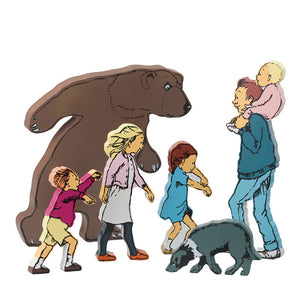 We're Going on a Bear Hunt Wooden Character Set