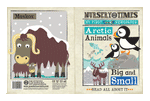 Load image into Gallery viewer, Crinkly Cloth Newspaper - Arctic Animals
