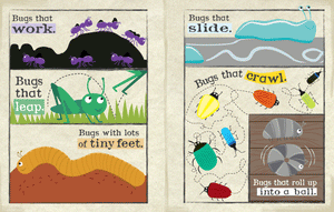 Crinkly Cloth Newspaper - Bugs, Bugs, Bugs