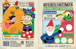 Load image into Gallery viewer, Crinkly Cloth Newspaper - Fairies &amp; Gnomes
