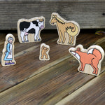 Load image into Gallery viewer, The Gingerbread Man Wooden Character Set

