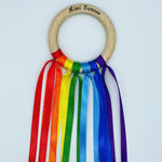 Load image into Gallery viewer, Rainbow Sensory Ribbon Ring
