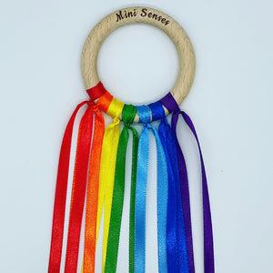 Rainbow Sensory Ribbon Ring
