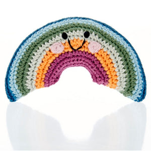 Fair Trade Crochet Rainbow Rattle