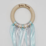 Load image into Gallery viewer, Baby Blue Sensory Ribbon Ring
