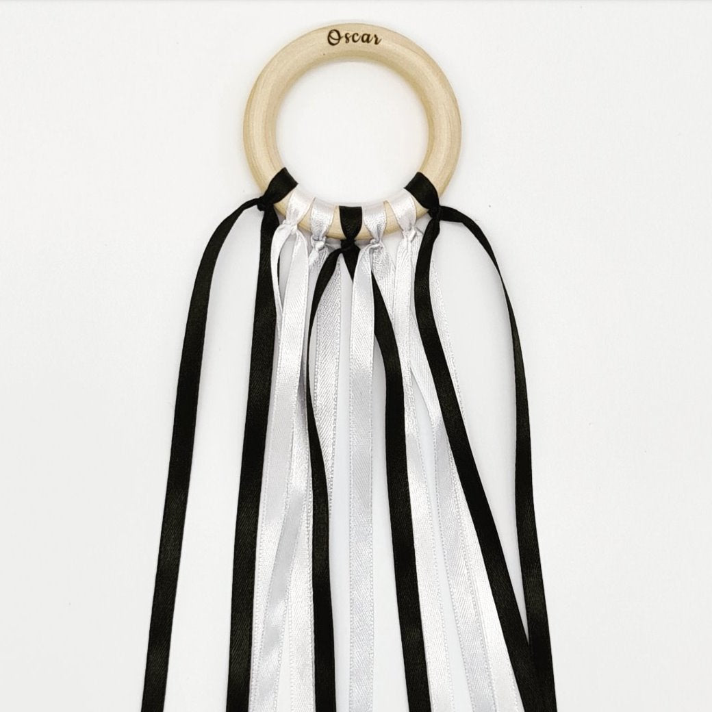 Monochrome Sensory Ribbon Ring