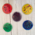 Load image into Gallery viewer, Sensory Sparkle Circles (Set of 5)
