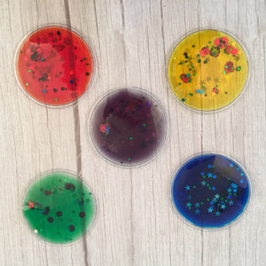 Sensory Sparkle Circles (Set of 5)