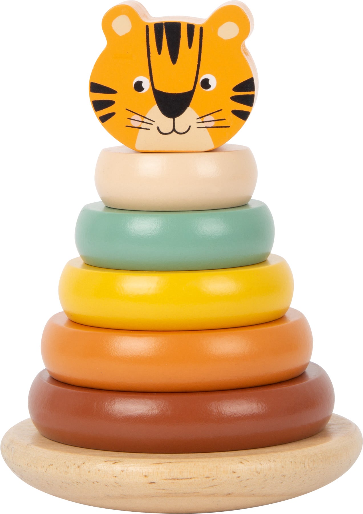Wooden Tiger Stacking Tower – Mini Senses - Main Image