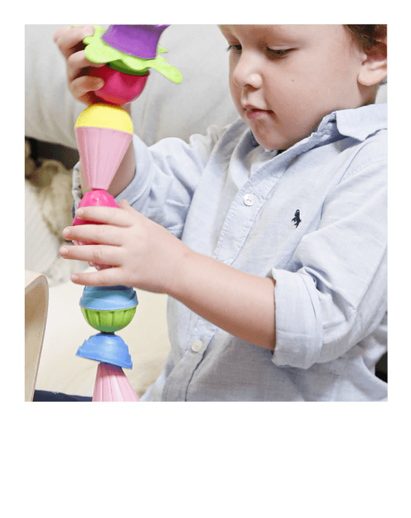 Lalaboom Educational Peg Board & Bead Set