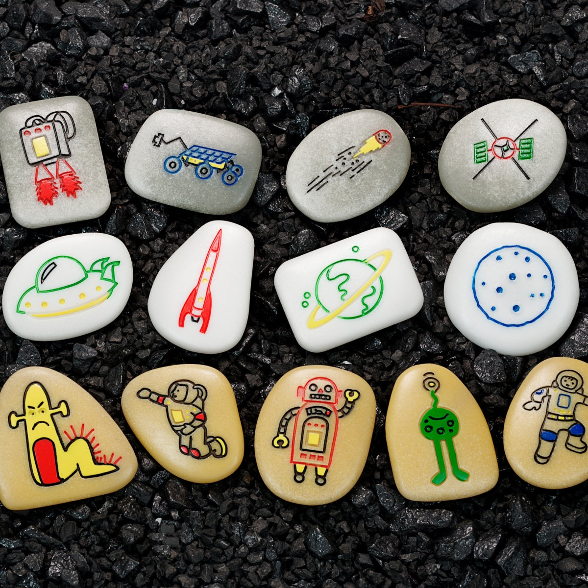 Outer Space Story Stones