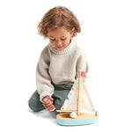 Load image into Gallery viewer, Wooden Sailaway Boat

