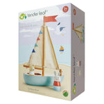 Load image into Gallery viewer, Wooden Sailaway Boat
