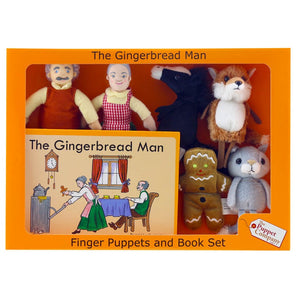 The Puppet Company 'The Gingerbread Man' Finger Puppet & Book Set