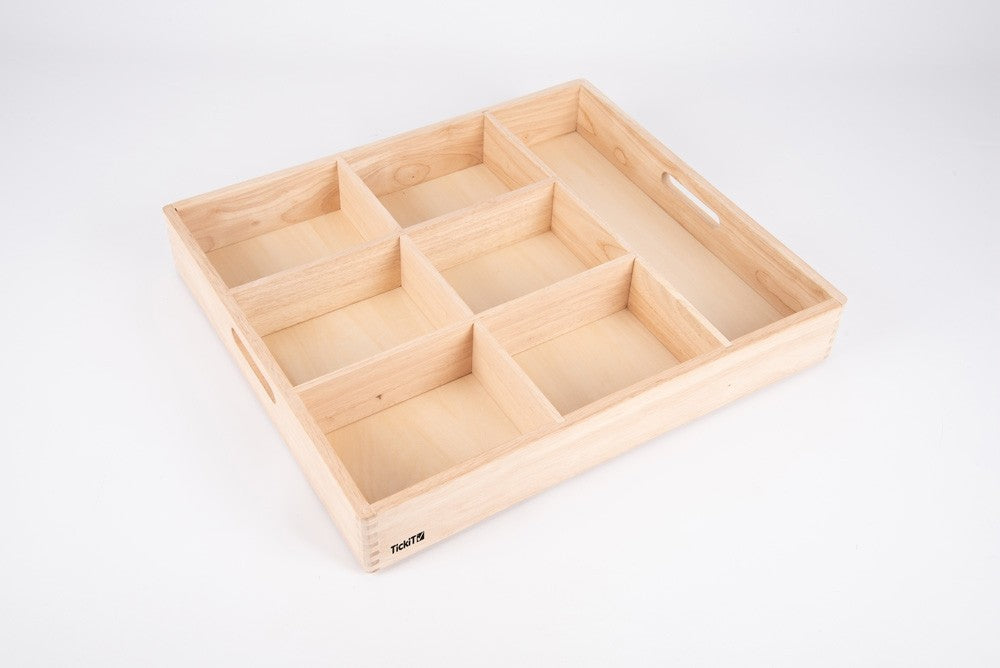 Wooden Sorting Tray - 7 Way