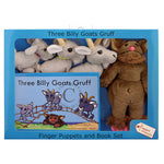 Load image into Gallery viewer, The Puppet Company &#39;The Three Billy Goats Gruff&#39; Finger Puppet &amp; Book Set
