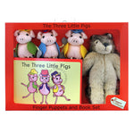 Load image into Gallery viewer, The Puppet Company &#39;The Three Little Pigs&#39; Finger Puppet &amp; Book Set
