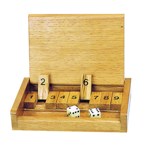 Wooden Shut the Box Game