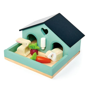 Wooden Pet Rabbit Play Set