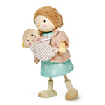 Load image into Gallery viewer, Baby Wearing Wooden Doll
