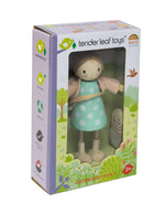 Load image into Gallery viewer, Baby Wearing Wooden Doll
