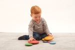 Load image into Gallery viewer, TickiT Rainbow Wooden Stacking Buttons

