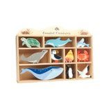 Load image into Gallery viewer, Wooden Sea/Ocean Creatures &amp; Shelf Set
