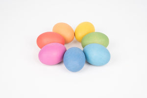TickiT Rainbow Wooden Eggs