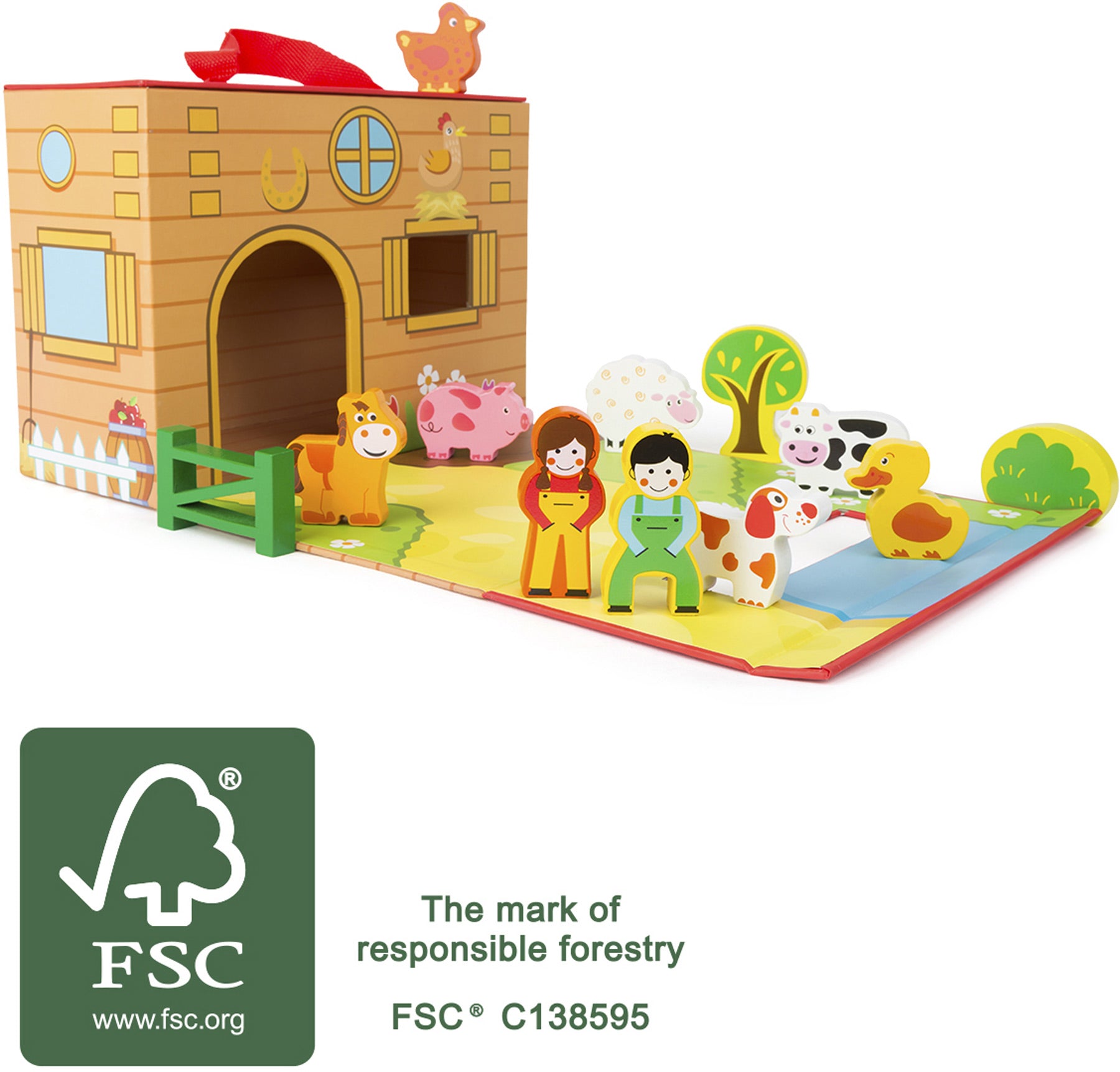 Wooden Farm Play Set