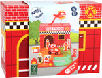 Load image into Gallery viewer, Wooden Fire Brigade Play Set
