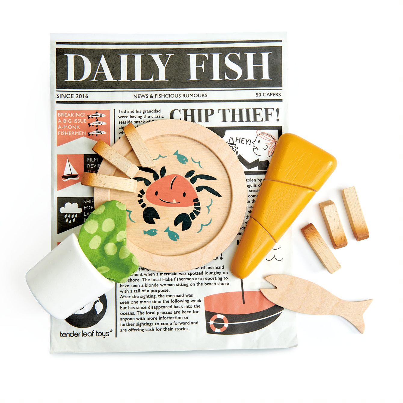 Wooden Fish and Chip Supper