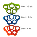 Load image into Gallery viewer, Silcone Finger &amp; Hand Strengthener (Pack of 3)
