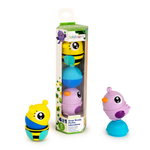 Load image into Gallery viewer, Lalaboom Educational Beads Animal Tube (6pc)
