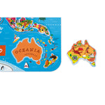 Load image into Gallery viewer, Magnetic World Puzzle Map
