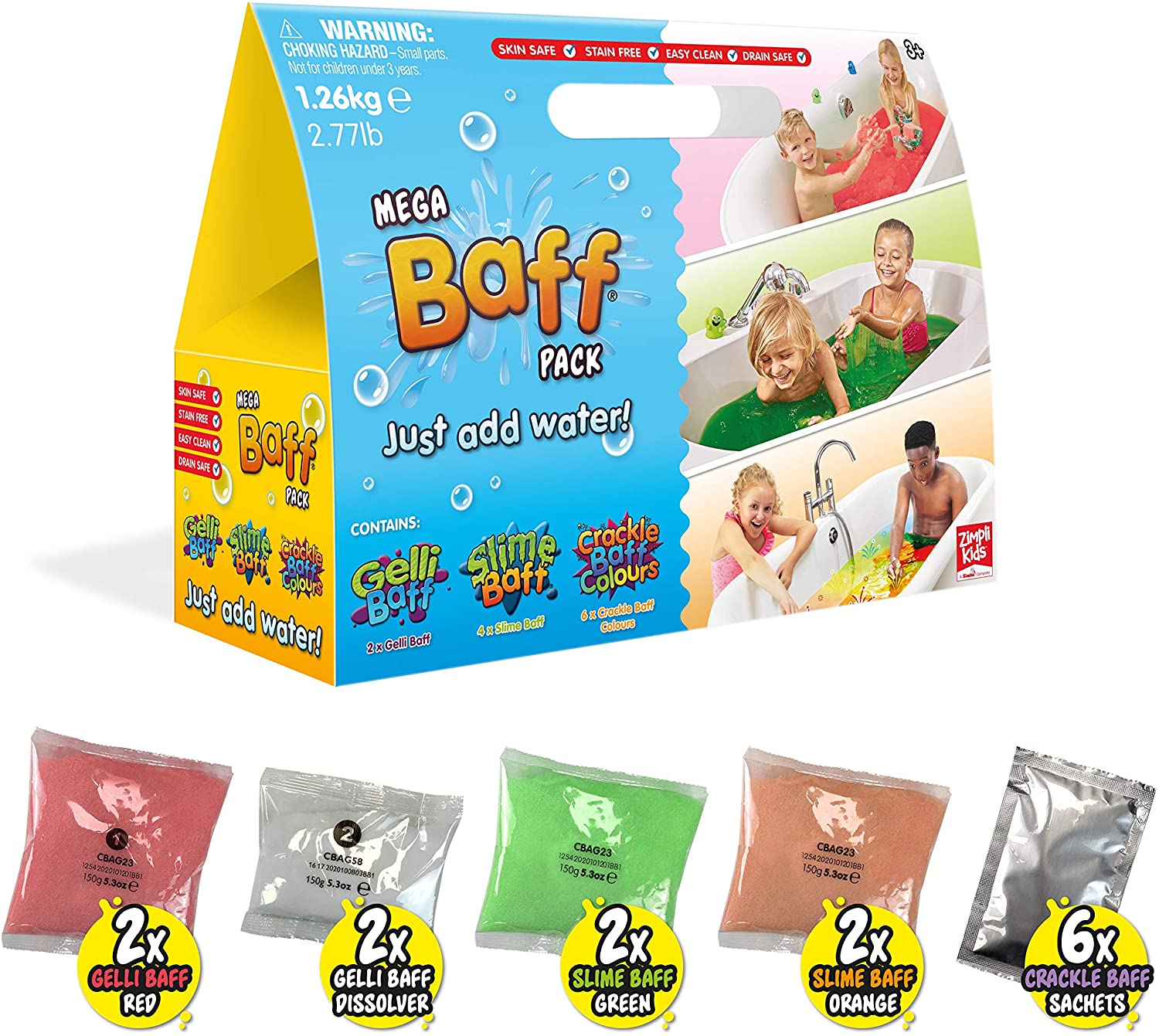 Zimpli Kids Mega Baff Pack (Save £15!)