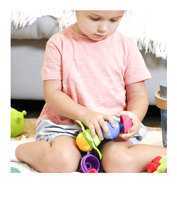 Lalaboom Educational Peg Board & Bead Set