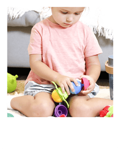 Lalaboom Educational Peg Board & Bead Set