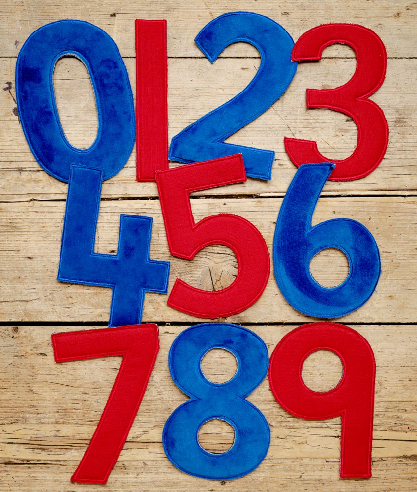 Feely Fabric Numbers