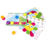 Load image into Gallery viewer, Lalaboom Educational Peg Board &amp; Bead Set
